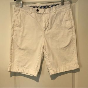Brooks Brothers White Bermuda Shorts